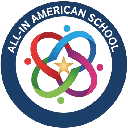 All-In American School Logo